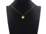 18k Gold Shiny Gold Plain Heart Shape Pendant, Gold Heart Charms,Gold Pendant, Plain Heart Necklace Charms, 15x15mm, Sku#F1284