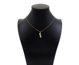 Gold Filled CZ Micro Pave MAMA Word Shape Pendant, 18K Gold Filled Mama Charm, Necklace Bracelet Pendant, Mother's Day Gift,6x19mm,Sku#Z1364