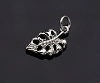 CZ Micro Pave Banana Leaf Pendant with bail,Cubic Zirconia Banana Leaf Pave Pendant Beads, Pave Pendant, 9x16mm,SKU#F1191