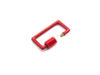 Colorful Enamel Rectangle Shape Clasp, Enamel Clasp, Black/Red/Pink/White/Blue Carabiner Clasp, 14x23mm, sku#H243