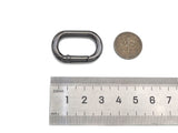 30mm Oval Spring Gate, Gold/Silver/Gunmental Oval Clasp, Snap Clip Trigger Clasp, Spring Buckle for Chain Purse Key Jewelery, sku#H308C