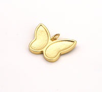 Colorful Enamel Butterfly Shape Pendant, 18K Gold Filled Butterfly Charm,Necklace Bracelet Charm Pendant,19x15mm,Sku#F1431