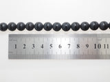 Natural Black Onyx Matte Round with one line Beads, 6mm/8mm/10mm/12mm/14mm  Round beads, Matte Round Black Onyx, 15.5inch strand, SKU#V15