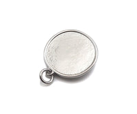 CZ Micro Pave Underwater World pearl Center Coin Pendant/Charm,Sheell Snail Pearl, sku#L400