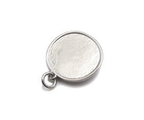 CZ Micro Pave Underwater World pearl Center Coin Pendant/Charm,Sheell Snail Pearl, sku#L400