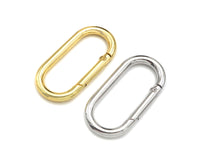 50mm Large Spring Gate, Gold/Silver Large Oval Clasp, Snap Clip Trigger Clasp, Spring Buckle for Chain Purse Key Jewelery, sku#H309C