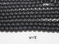 Natural Black Onyx Matte Round with one line Beads, 6mm/8mm/10mm/12mm/14mm  Round beads, Matte Round Black Onyx, 15.5inch strand, SKU#V15