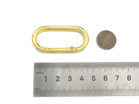 50mm Large Spring Gate, Gold/Silver Large Oval Clasp, Snap Clip Trigger Clasp, Spring Buckle for Chain Purse Key Jewelery, sku#H309C