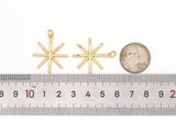 CZ Star Charm, Sku#F1439