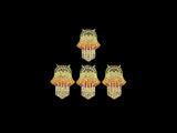 Colorful CZ Micro Pave Hamsa Hand Pendant/Charm,Cubic Zirconia Paved Charm, Necklace Bracelet Charm Pendant, 14x21mm,sku#F1144