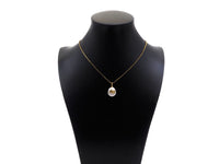 Gold Filled Mom Word On Pearl Pendant, Bracelet Necklace Natural Pearl Charm, 18K Gold Filled Mom Pendant Charm,13x19mm,Sku#Z1365