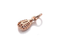 Colorful CZ Micro Pave Teardrop Shape Pendant, Fashion Jewelry Findings, Gold/Silver/Rose Gold Finish ,5x11mm,sku#Z1151