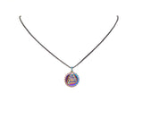 Rainbow Enamel Be Free Word On Bottle Cap Shape Pendant,Gold Enamel Charm, Necklace Bracelet Charm Pendant,15x17mm, Sku#F1376