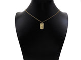 CZ Cross On Rectangle Shape Charm, Sku#LK198