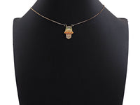 Colorful CZ Micro Pave Hamsa Hand Pendant/Charm,Cubic Zirconia Paved Charm, Necklace Bracelet Charm Pendant, 14x21mm,sku#F1144