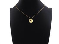 CZ Micro Pave Radical Light Cresent Moon Charm, sku#L374
