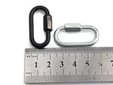Large Oval Shape Screw Clasp, Gold/Silver/Gunmetal/Rose Gold Carabiner Clasp, Carabiner Clasp,19x36mm, sku#H244