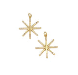 CZ Star Charm, Sku#F1439