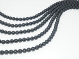 Natural Black Onyx Matte Round with one line Beads, 6mm/8mm/10mm/12mm/14mm  Round beads, Matte Round Black Onyx, 15.5inch strand, SKU#V15