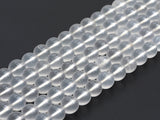Natural Milky Quartz round smooth, 8mm/10mm/12mm, 15.5" Full Strand, sku#U609