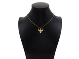 CZ Micro Pave Bull's Head Shape Pendant/Charm,Cubic Zirconia Dainty Gold Charm, Necklace Bracelet Charm Pendant,20x18mm, Sku#F1384