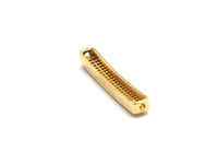 Rainbow CZ Micro Pave Tube/ Bar Connector for Bracelet/Necklace, Link Connector, Spacer Connector, 5x35mm,sku#E429