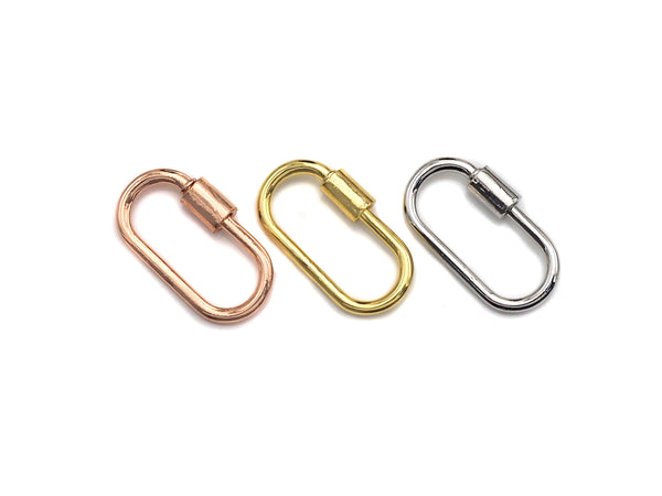 Oval Shape Clasp, Carabiner Clasp, H191