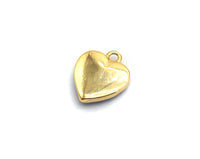 100% Natural Royal Blue Shell Heart Shape Pendant/Charm in Gold/Silver Finish, Blue Shell Charm 10x12mm,SKU#Z312