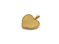Enamel Colorful Evil Eye Heart Shape Pendant,CZ Micro Pave O