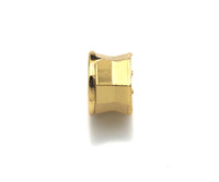2pc/10pcs 18K Gold High Polished Drum Space Bead, Cylinder Beads, Men's Jewelry Findings, Bracelet Beads,3x5mm, sku#Y319