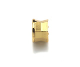 2pc/10pcs 18K Gold High Polished Drum Space Bead, Cylinder Beads, Men's Jewelry Findings, Bracelet Beads,3x5mm, sku#Y319