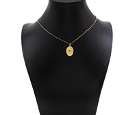 18K Dainty Gold Eagle On Oval Shape Pendant/Charm,Eagle Medallion Charm, Necklace Bracelet Charm Pendant, 20x14mm, Sku#F1363