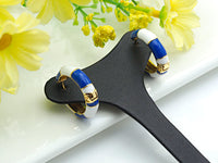Colorful Enamel Round Ring Latch Back Earring,SKU#J156C