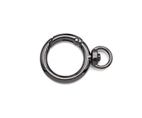 28mm Round Buckle Spring Gate, Gold/Silver/Gunmental/Rose Gold Clasp, Snap Clip Clasp, Spring Buckle for Purse Key Jewelery, sku#H313