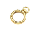 28mm Round Buckle Spring Gate, Gold/Silver/Gunmental/Rose Gold Clasp, Snap Clip Clasp, Spring Buckle for Purse Key Jewelery, sku#H313