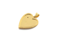 Enamel Colorful Rainbow Heart Shape Pendant,CZ Micro Pave Oil Drop pendant,Enamel pendant,Enamel Jewelry, 19x23mm,sku#F1070