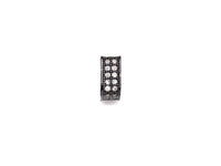 CZ Pave Big Hole beads, Cubic Zirconia Square Shape Spacer Beads, European Large hole Bead, 3.8x8mm, sku#Z877