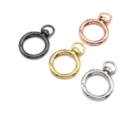28mm Round Buckle Spring Gate, Gold/Silver/Gunmental/Rose Gold Clasp, Snap Clip Clasp, Spring Buckle for Purse Key Jewelery, sku#H313