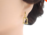 U Shape Chain Earring,  Sku#O34