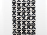 6mm/8mm/10mm/12mm Round Black Onyx with rhinestone inlaid, Natural Gemstone Beads, 15.5inch Full strand, SKU#V18