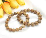 Picture Jasper Stretchy Bracelet, Sku#EF35