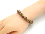 Picture Jasper Stretchy Bracelet, Sku#EF35