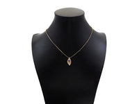 Gold Filled Violet CZ Micro Pave Oval Shape Pendant, 14K Gold Filled Charm, Necklace Bracelet Charm Pendant,9x19mm,Sku#CP35