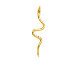Dianty Snake Shape Pendant/Charm, Bracelet Necklace Cubic Snake Pendant Charm, Silver/Gold Tone,10x40mm,Sku#Z1256