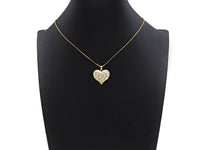 Red Black White Enamel Heart Shape Pendant with Gold Finish, Enamel Heart, Colorful Enamel Heart, 23x22mm, Sku#LK163