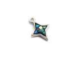 100% Natural Abalone Shell North Star Charm, Abalone Shell Charm, 10x14mm, Jewelry making Charms, SKU#Z346