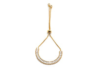 Baguette CZ Sliding adjustable bracelet SKU#Z679