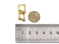 U Shape Chain Earring,  Sku#O34