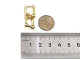 U Shape Chain Earring,  Sku#O34