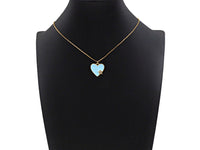 Clear Micro Pave CZ  Star On Enamel Heart Pendant with Gold Finish,Red Blue White Enamel Heart, Colorful Enamel Heart, 20x20mm, sku#LK164